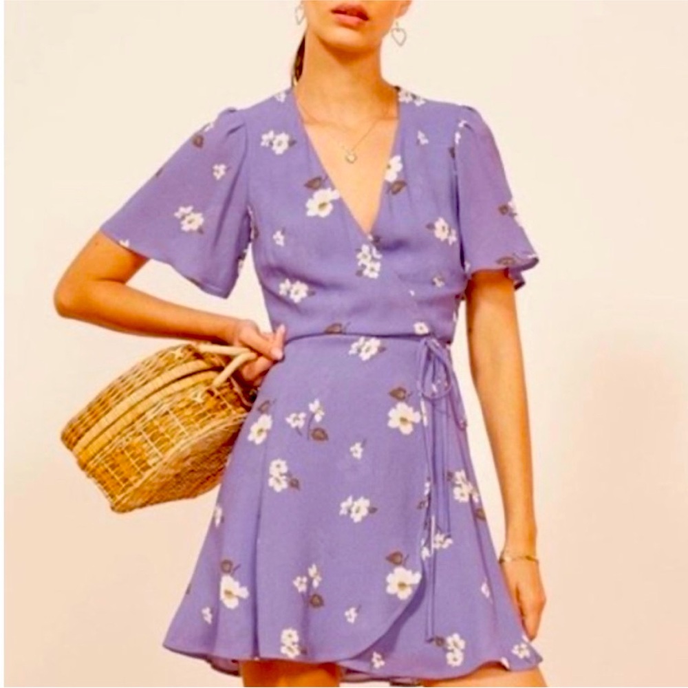 Reformation wrap dress